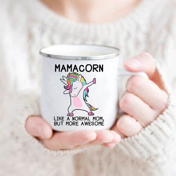Mom Enamel Mug - Gift for Best Mom Ever