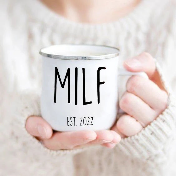 Mom Enamel Mug - Gift for Best Mom Ever