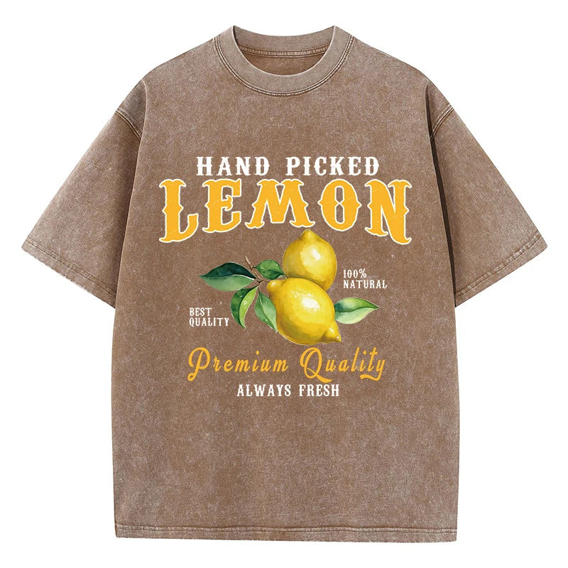 Oversized Summer Lemon Fruit Unisex T Shirt