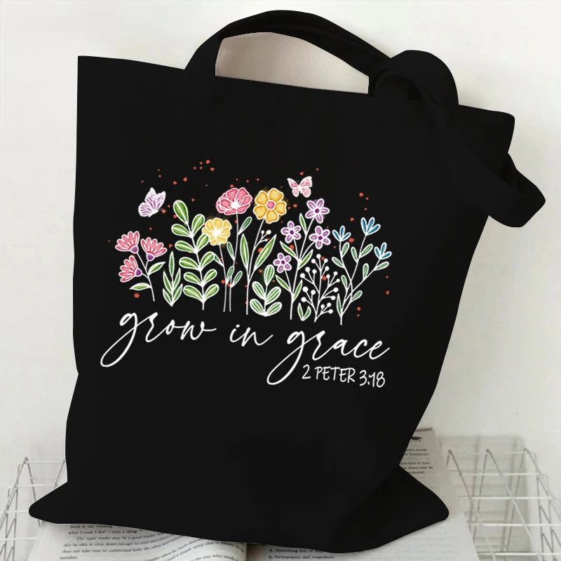 Christian Love Quote Tote Bags
