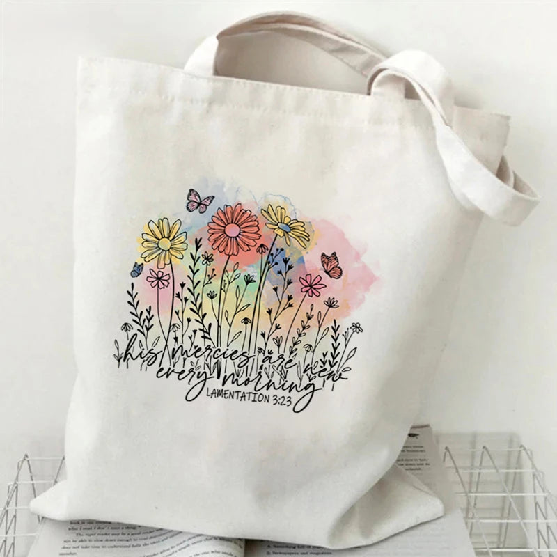 Christian Love Quote Tote Bags