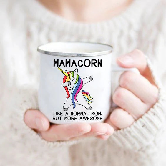 Mom Enamel Mug - Gift for Best Mom Ever