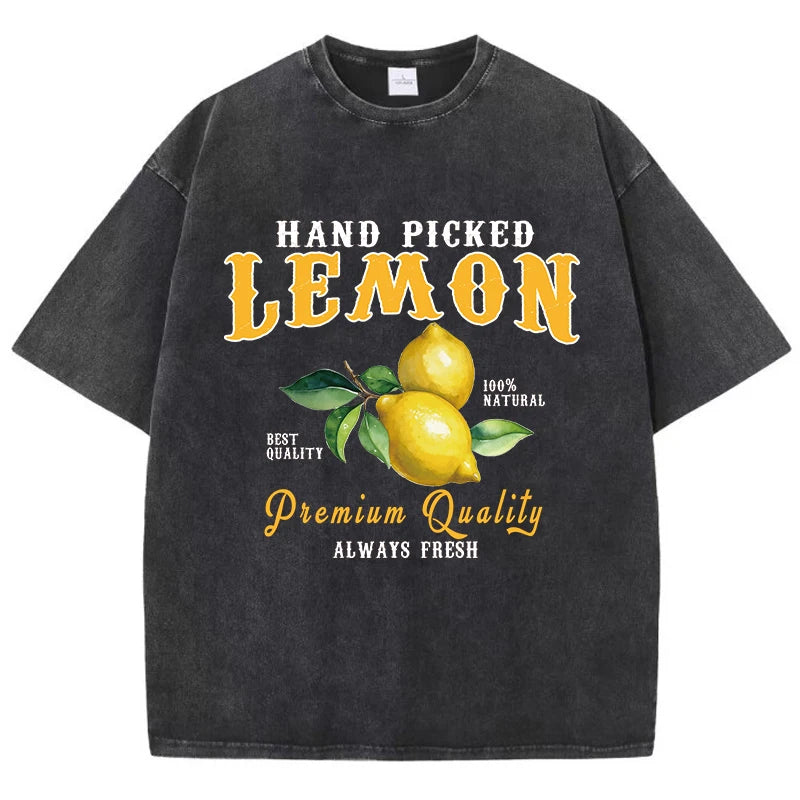 Oversized Summer Lemon Fruit Unisex T Shirt
