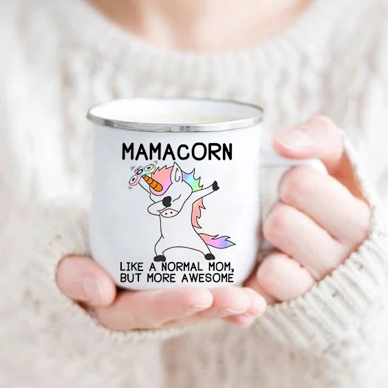 Mom Enamel Mug - Gift for Best Mom Ever