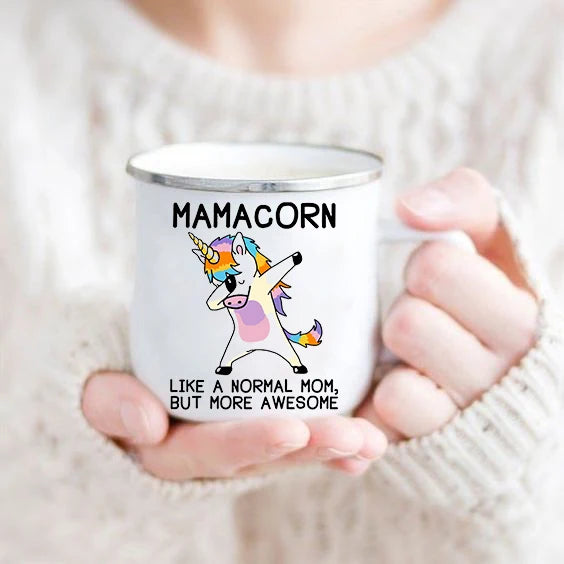 Mom Enamel Mug - Gift for Best Mom Ever