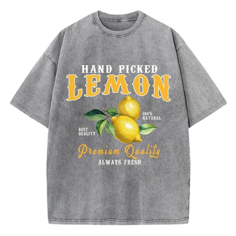 Oversized Summer Lemon Fruit Unisex T Shirt