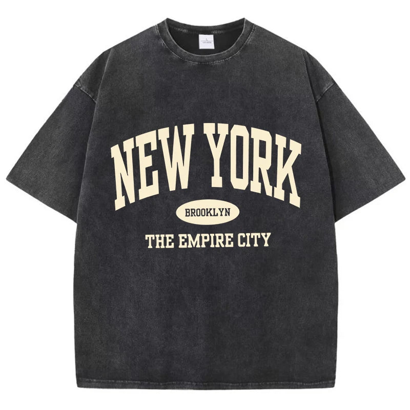 New York Brooklyn Letter Unisex T Shirt