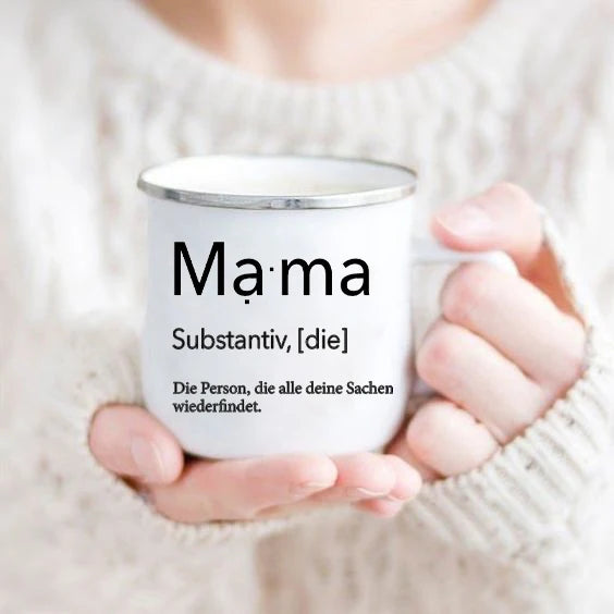 Mom Enamel Mug - Gift for Best Mom Ever
